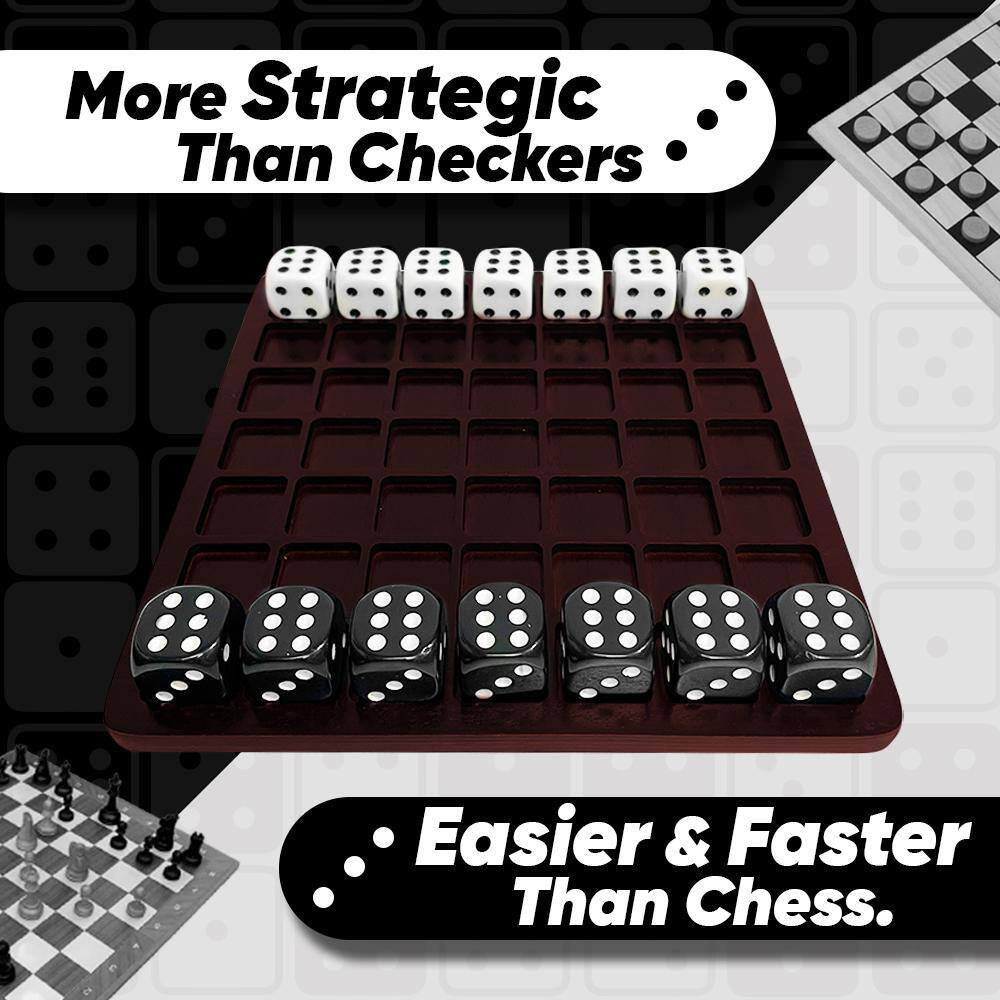 Dittle - Dice Battle to Ages 6 plus to Unique Wooden Coffee Table Games for Adults & Family to Best Board Games for Kids