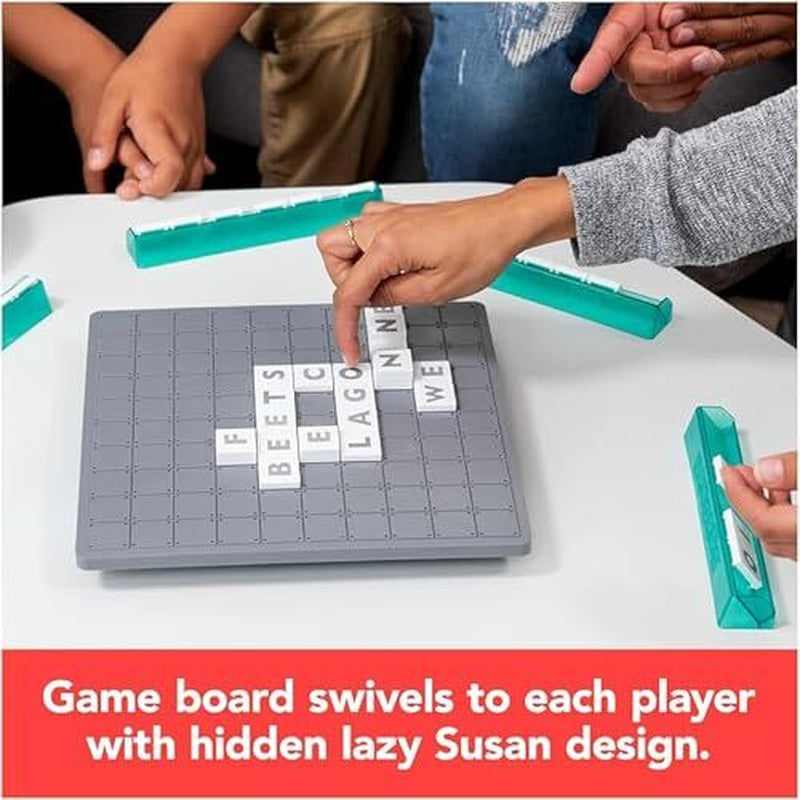 Upwords Game 2022 Version Strategic Word Building Board Game for All Ages
