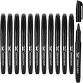 - Permanent Markers, 12 Pack, Black, Fine Tip, Black Markers | Fine Tip Markers