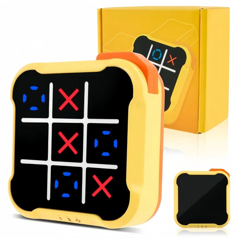 3 in 1 Tic Tac Toe Board Game Children Electronic Toy Gifts Crosses Game Memory Training Portable Travel Games for Kids Adult