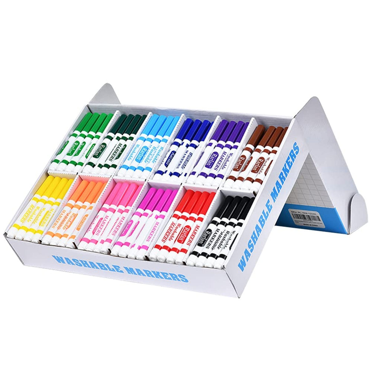 Washable Markers Bulk, Markers for Kids, Bulk Pack, 12 Colors, 240 Count