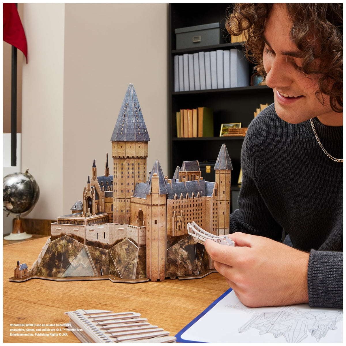 4D Build Hogwarts Castle 3D Puzzle 209 Pieces Harry Potter Decor Gift