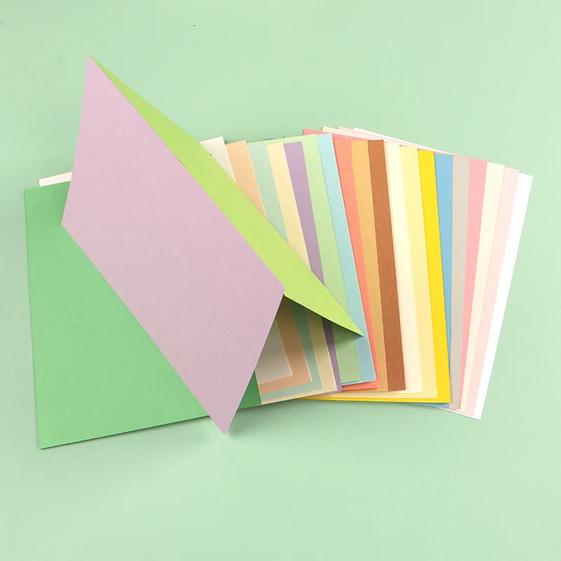 DUOFEN 250G Color Paper Card Delicate Writable A4 Hard Paper Thick Paper for DIY Papercraft Projects Scrapbook Paper Album