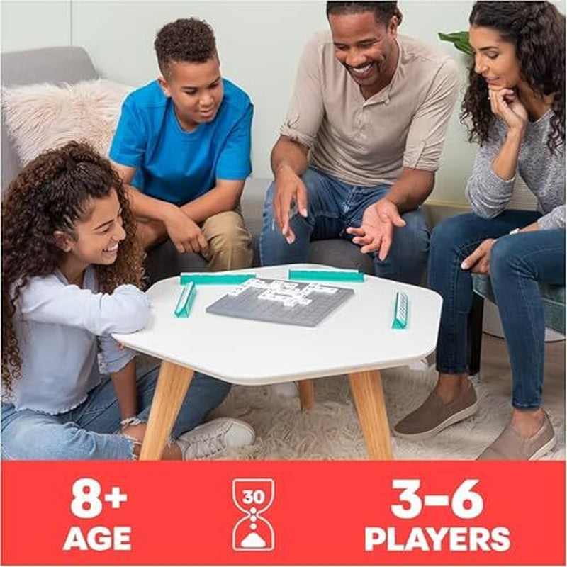 Upwords Game 2022 Version Strategic Word Building Board Game for All Ages