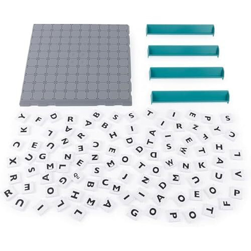 Upwords Game 2022 Version Strategic Word Building Board Game for All Ages