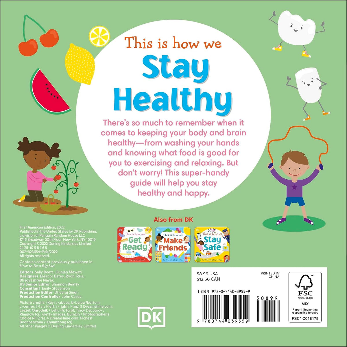 This Is How We Stay Healthy: for Kids Going to Preschool (First Skills for Preschool)