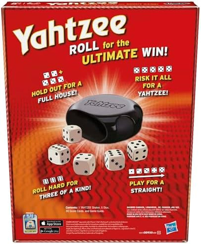Yahtzee Game, Fast-Playing Dice Games for Kids, Teens, and Adults, Strategy Games, Family Games for Kids, 2 or More Players, Ages 8 and Up