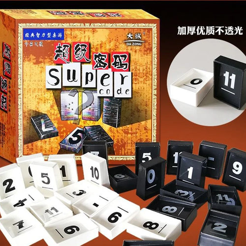 2-4 Players Party Games Da Vinci Code Puzzle Gametoys Board Games Reasoning Gift Toys for Kids Adult with Family Friends