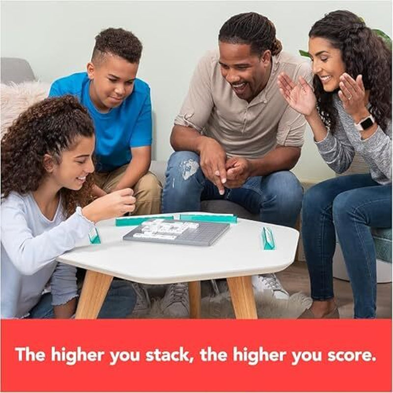 Upwords Game 2022 Version Strategic Word Building Board Game for All Ages