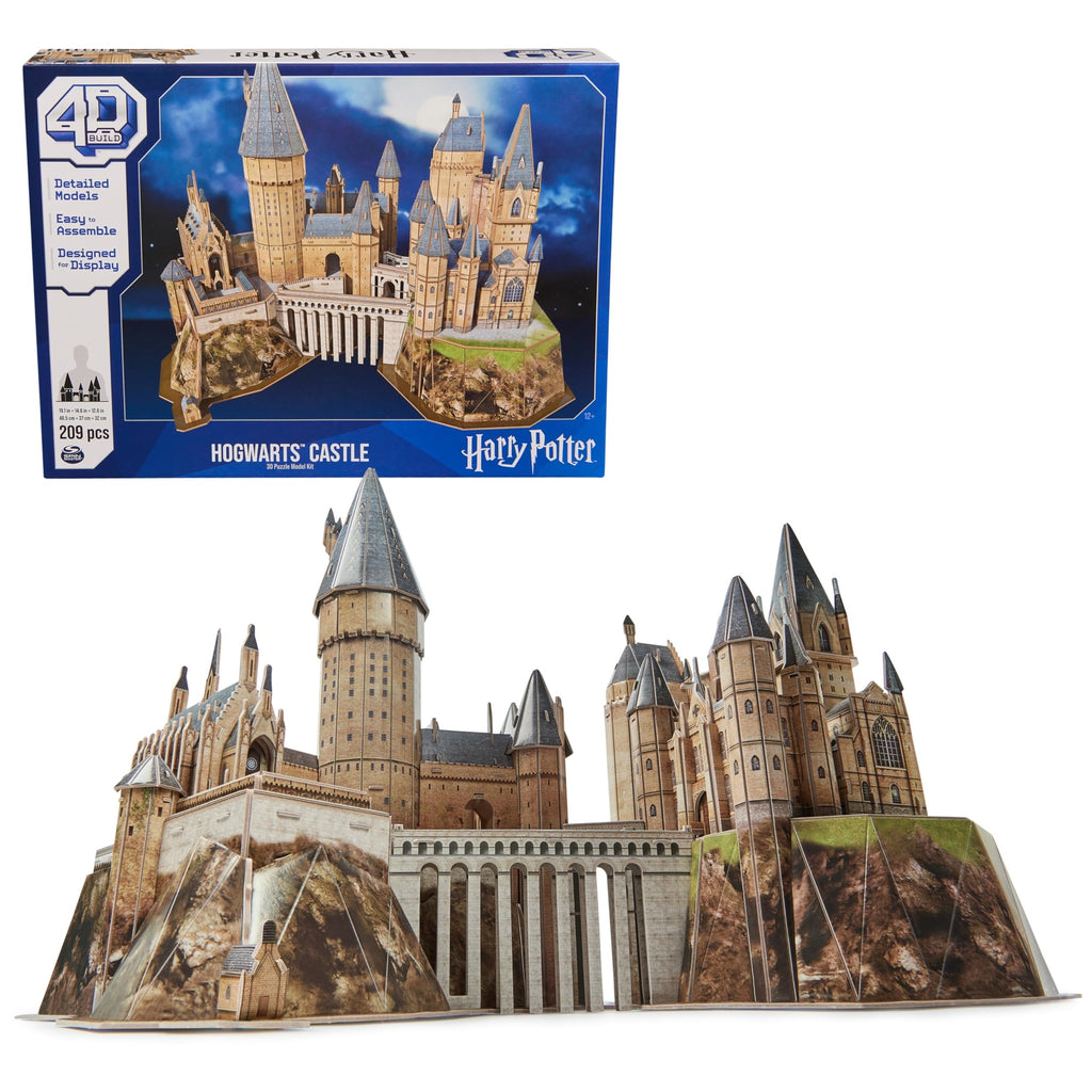 4D Build Hogwarts Castle 3D Puzzle 209 Pieces Harry Potter Decor Gift