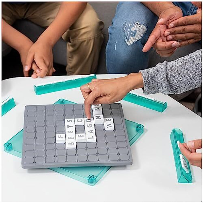 Upwords Game 2022 Version Strategic Word Building Board Game for All Ages