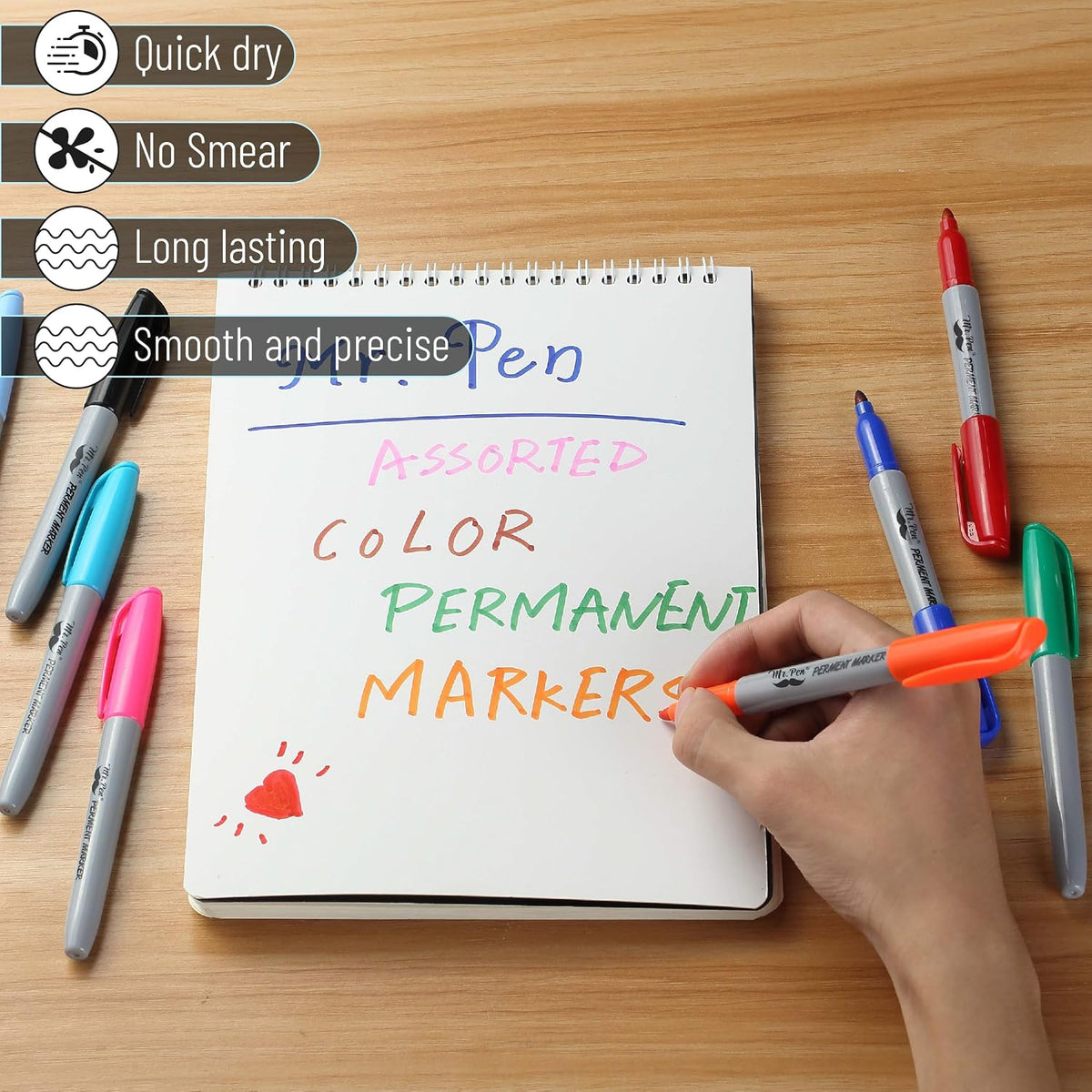 - Permanent Markers, 12 Pack, Assorted Colors, Fine Point Markers | Permanent Markers Assorted Colors, Fine Tip Permanent Markers, Permanent Markers Fine Point, Permanent Markers Pack, Marker