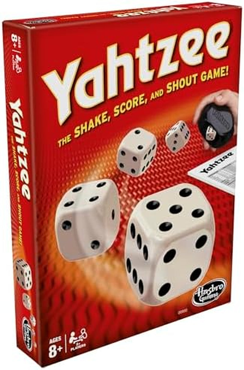 Yahtzee Game, Fast-Playing Dice Games for Kids, Teens, and Adults, Strategy Games, Family Games for Kids, 2 or More Players, Ages 8 and Up