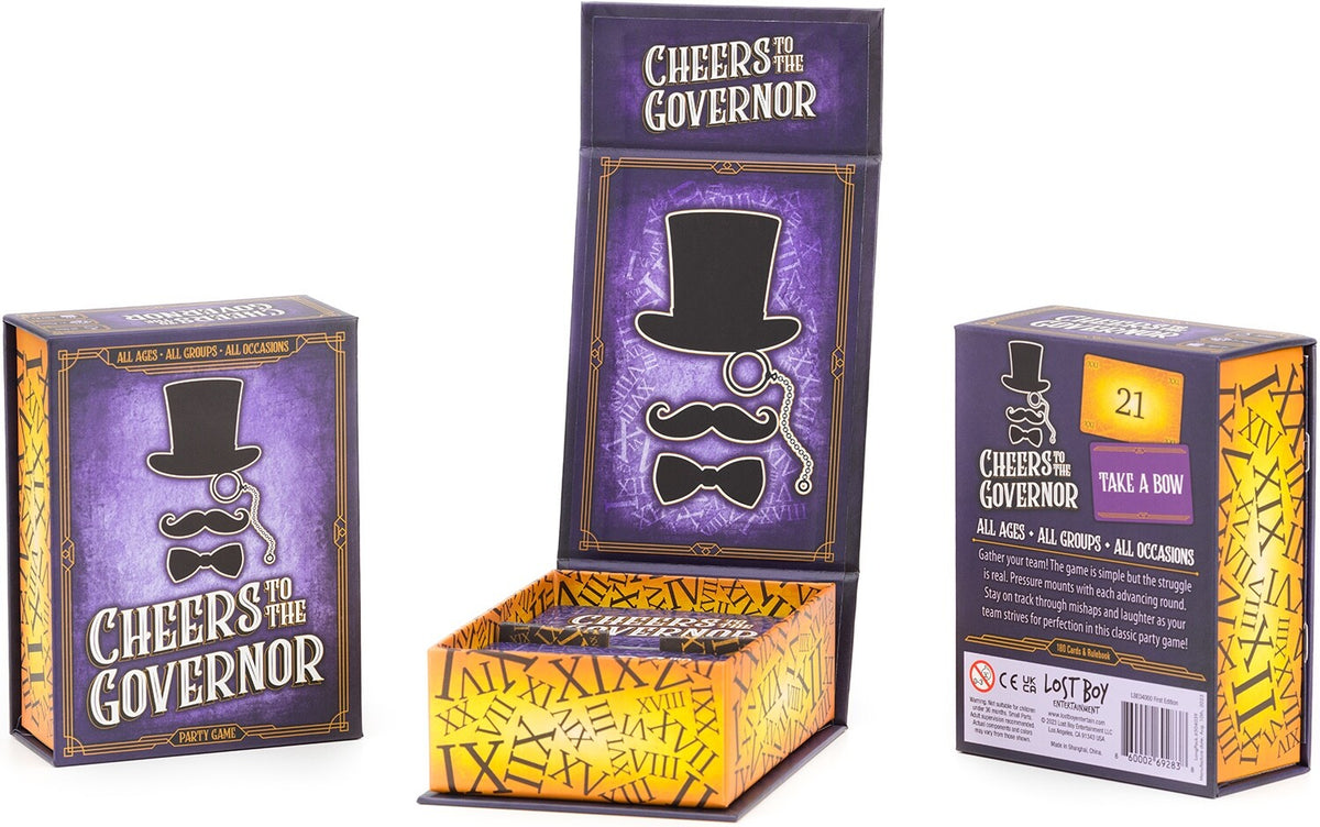 Cheers to the Governor – Card Games - Party Games - for Kids 8 and Up