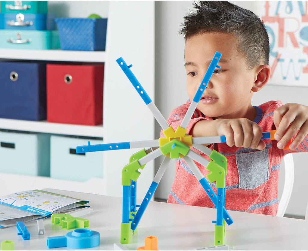 STEM Explorers Motioneering - 56 Pieces, Ages 5+STEM Toys for Kids, Brain Teaser Toys and Games, Kindergarten Games